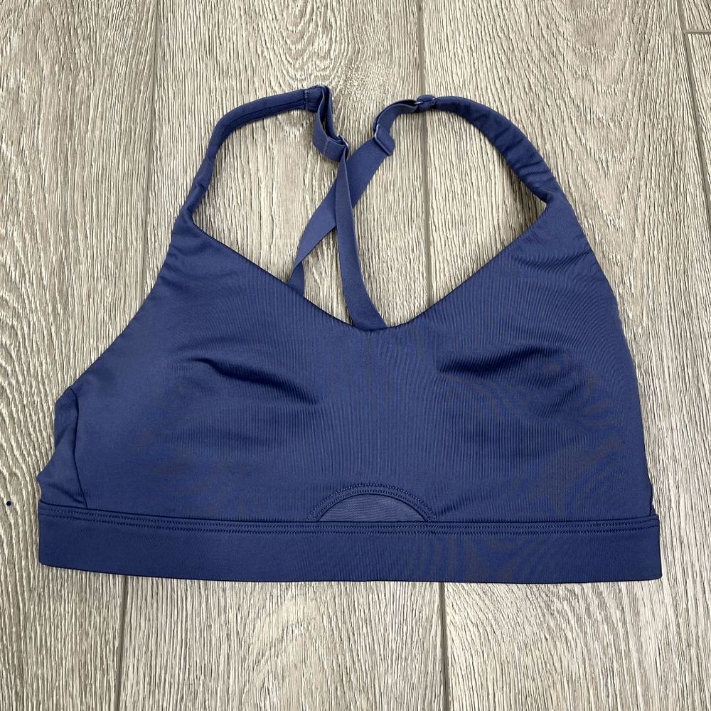 Victoria Secret Sport Yoga Bra Lightweight Exercise Medium Blue